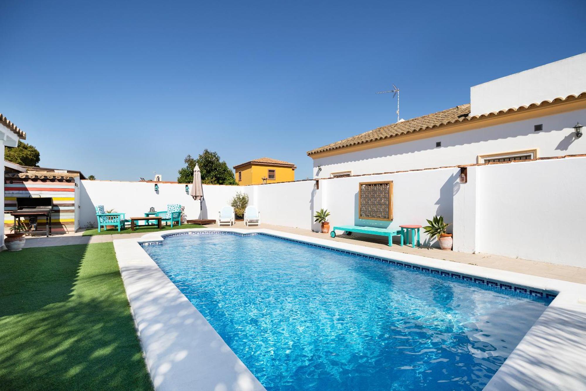 Casa Las Golondrinas-Solo Familias Chiclana de la Frontera Exterior foto